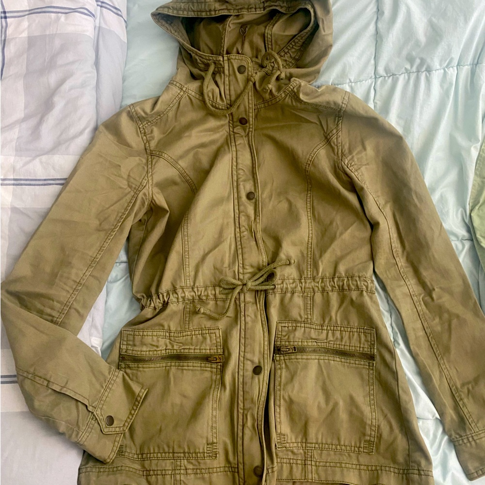 Hollister Green Anorak Utility Jacket